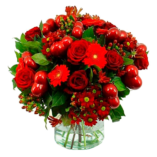 Valentine bouquet red mixed (Standard (S))